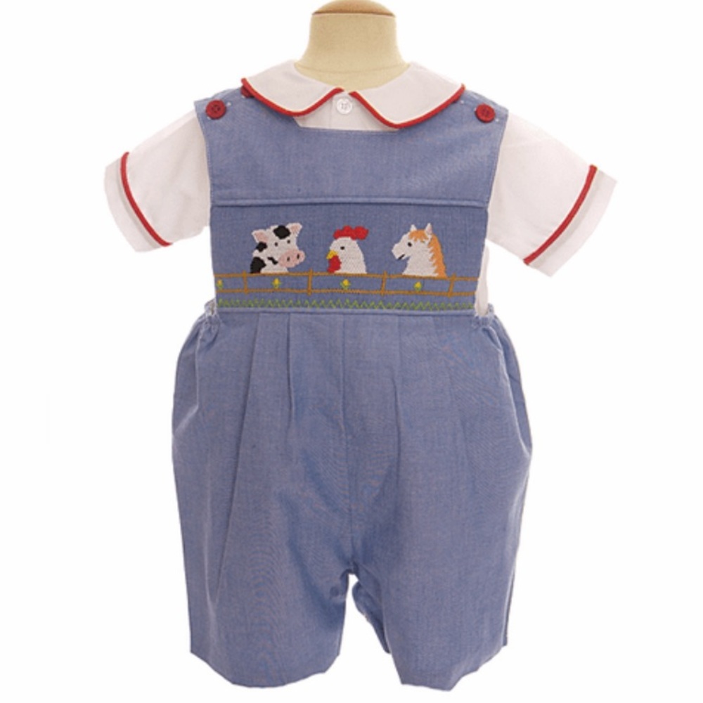 Remember Nguyen Farm Animals Longall. Shirt not included. NWT. 3-6 months